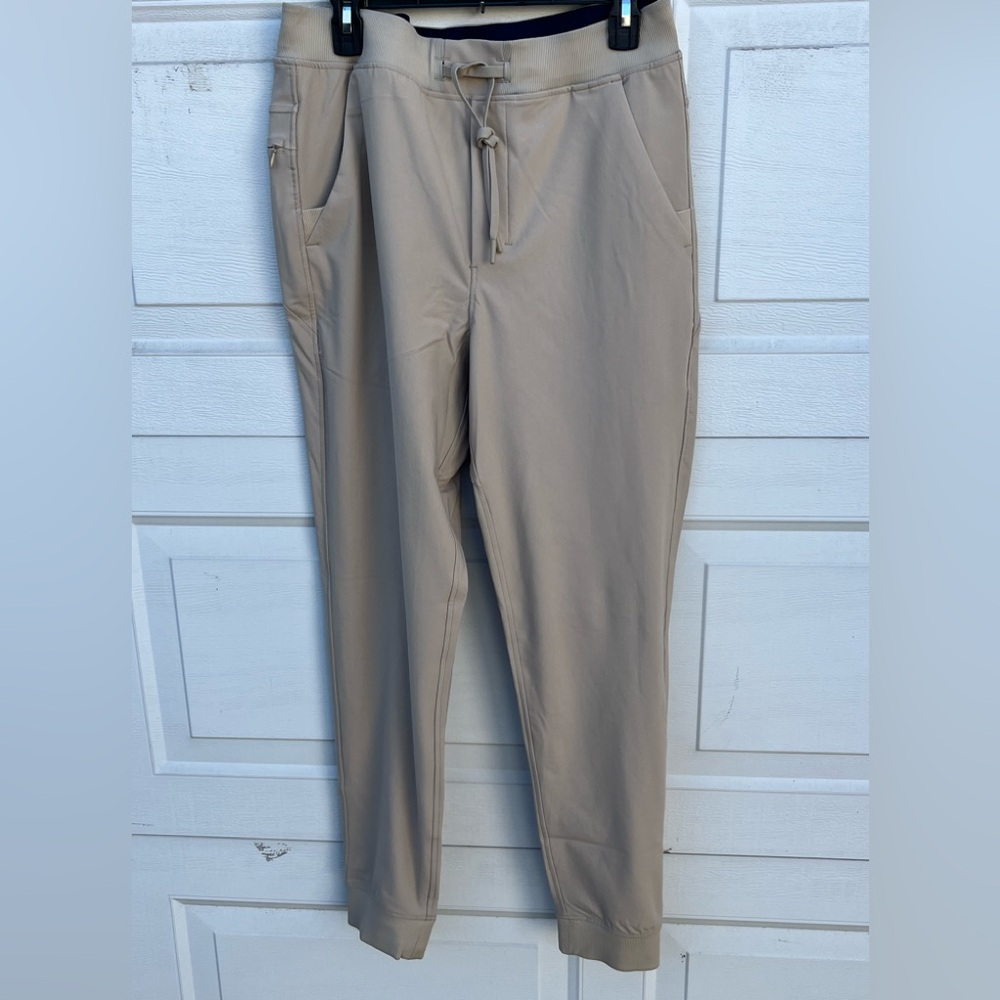Men's Birddogs Boom For Your Boomstick Unlined Joggers Beige XL NWOT